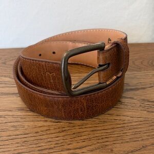 Tecovas Bison Leather Belt - Size 42 - Brown